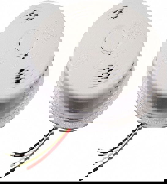 Smoke & Carbon Monoxide (CO) Alarms; Alarm Type: Smoke; Power Source: Battery; Sensor Type: Ionization; Electrochemical; Mount Type: Ceiling; Interconnectable: Interconnectable; Decibel Rating (dB): 85.00; Battery Chemistry: Lithium-Ion; Battery Size: 3V;